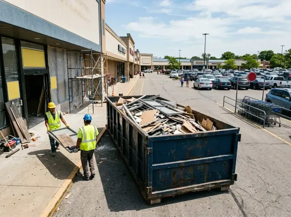 retail-store-renovation-debris-003 — frequently asked questions, Roll-off Dumpster Rentals in Audubon, PA